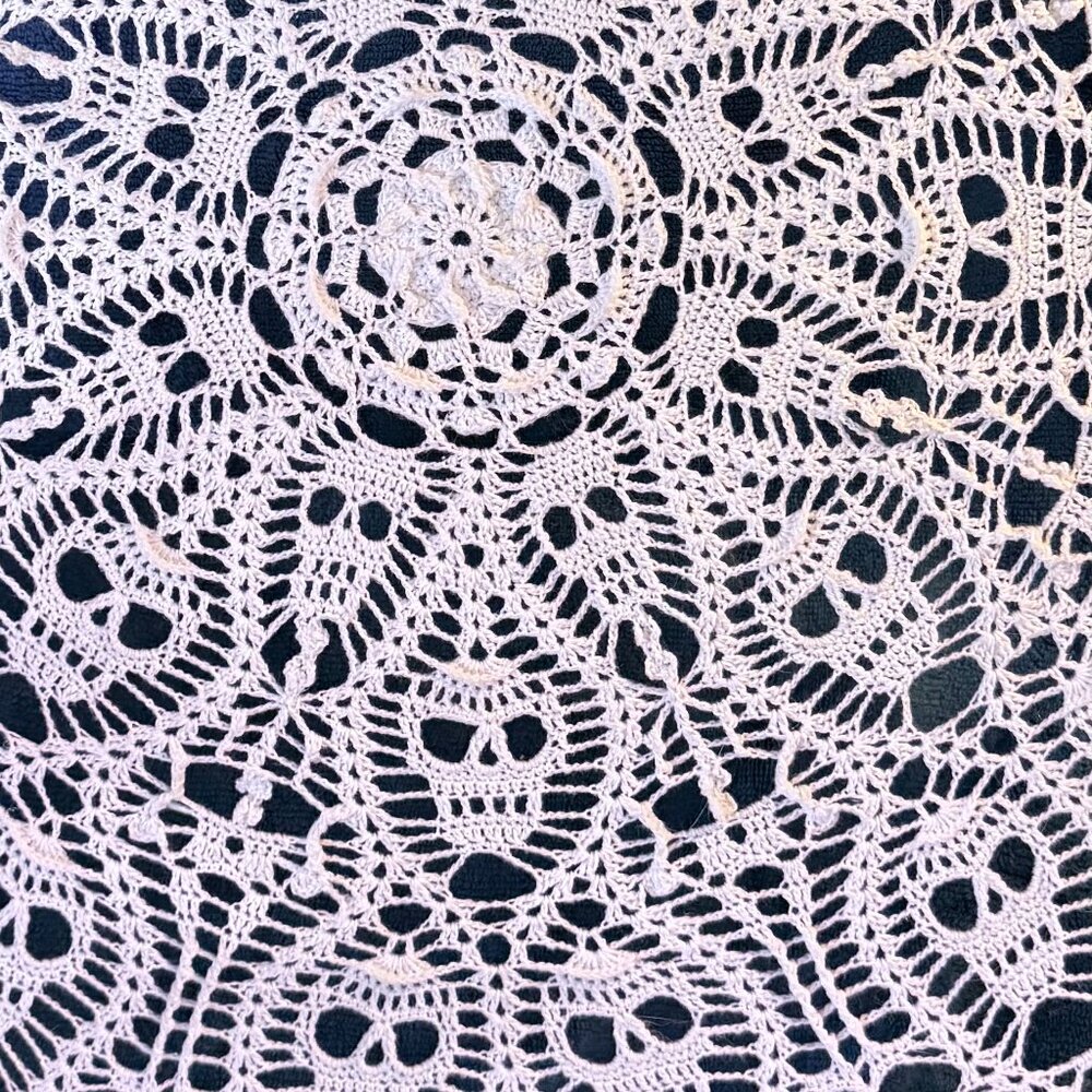 Crochet Mandala Wall Hanging Skeleton